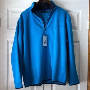 Nautica Vibrant Blue Half-Zip Sweater